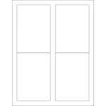 WL-5100 address label template vector clip art